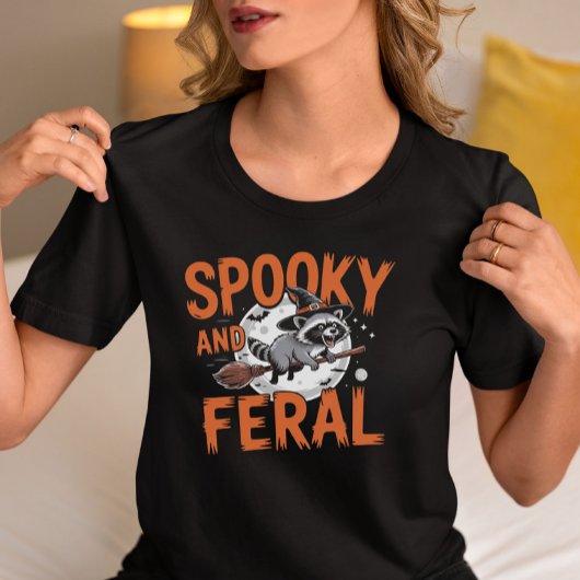 フェラ不気味ル・ラクーン・ハロウィーン Tシャツ