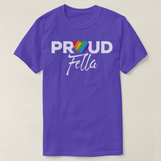 フェラ誇りを持ったゲイプライド月LGBTQ Tシャツ (デザイン正面)
