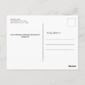 フェリいけなスパーソナライズされたドッおもしろいグの写真ホール ポストカード (裏面)