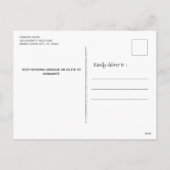 フェリいけなスパーソナライズされた馬のおもしろいペット写真 シーズンポストカード (裏面)