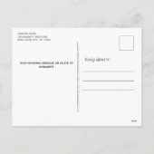 フェリいけなス犬おもしろいのパーソナライズされたペット写真 シーズンポストカード (裏面)