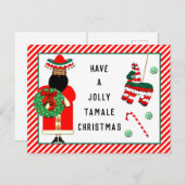 フェリおもしろいズナビダッドホリデーカード シーズンポストカード (正面/裏面)