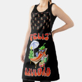 フェリおもしろいズ・ナヴィダッドかわいいクリスマス・チリ エプロン (インサイチュ)