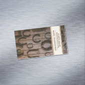 フェリアスホースシューイングとトリム マグネット名刺 (インサイチュ)