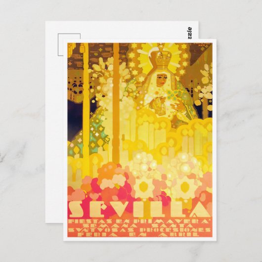 フェリアデセヴィラスペインヴィンテージトラベル ポストカード (正面/裏面)