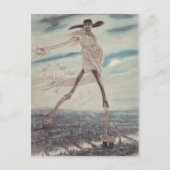 フェリシアン・ロップス：サタンの人。サタン播種タレス ポストカード (正面)