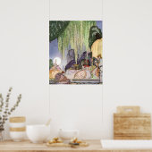 フェリシア、アールヌーボーバイケイ・ニールセン ポスター (キッチン)