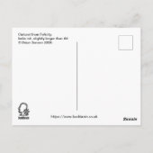 フェリシティからの追放 ポストカード (裏面)