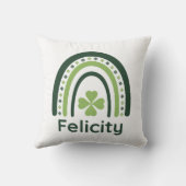フェリシティクローバーボホーレインボー クッション (裏面)