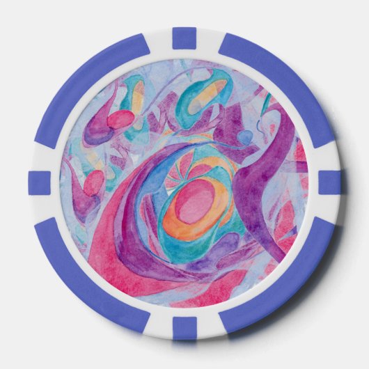 フェリシティ型枠I ポーカーチップ (正面)