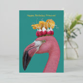 フェリシティ誕生日フォイル5" x 7"フラットカード 箔招待状 (立ち正面)