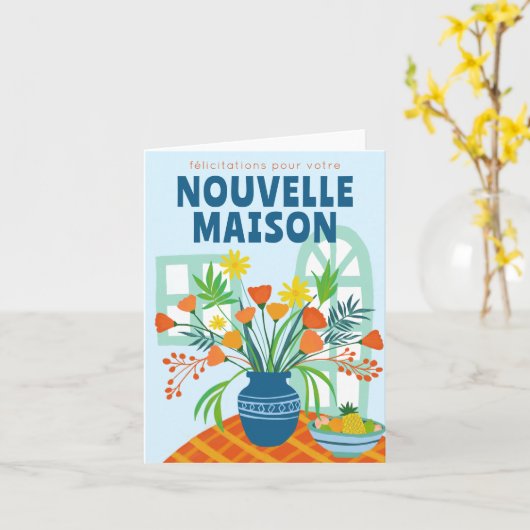 フェリシーションズニューホームおめでとうヌーベルメゾン カード (黄色い花)