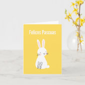 フェリスパスカスペインのスハッピーイースター カード (黄色い花)