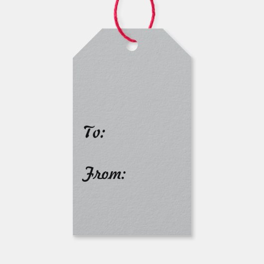 フェリスフィエスタススノーフレークスブルーパープルギフトラベル ギフトタグ (裏面)