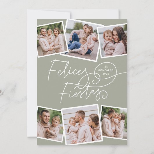 フェリスフィエタス | カリグラフィアナビデーニャy 6フォトス シーズンカード (正面)