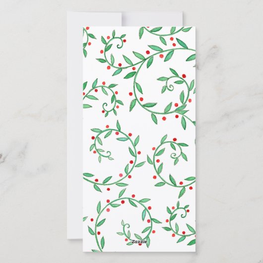 フェリスペインのズナビダッドフェスティバルホリー3枚の写真 シーズンカード (裏面)