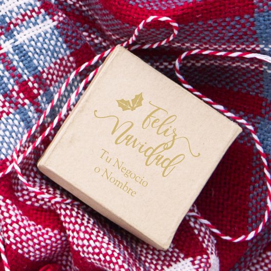 フェリスペインのズナビダッド引用文タイポグラフィ&ホリー ラバースタンプ