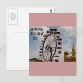 フェリスホイールアットパレスプレイランドオールドオーチャードビーチ ポストカード (正面/裏面)