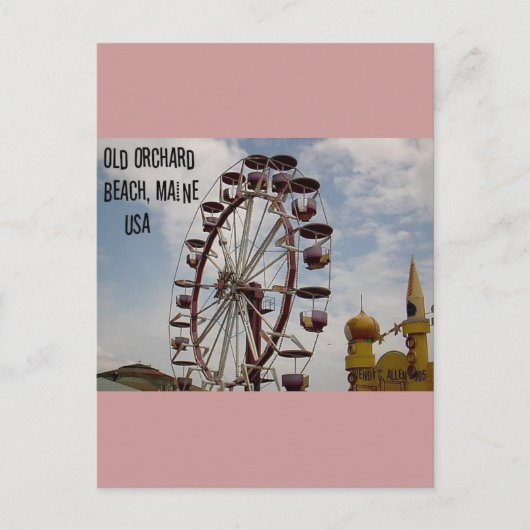 フェリスホイールアットパレスプレイランドオールドオーチャードビーチ ポストカード (正面)
