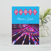 フェリスホイールカーニバル誕生日招待状 招待状 (スタンド正面)