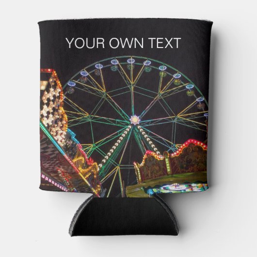 フェリスホイールファンフェアアットナイトカスタム文字 缶クーラー (正面)
