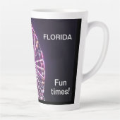 フェリスホイールライトフロリダータイムおもしろい カフェラテマグ (右)