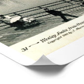 フェリスホイール、ウェスリー湖、アスベリーパーク、NJヴィンテージ ポスター (角)