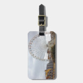 フェリスホイール – パリ，フランス ラゲッジタグ (正面縦)