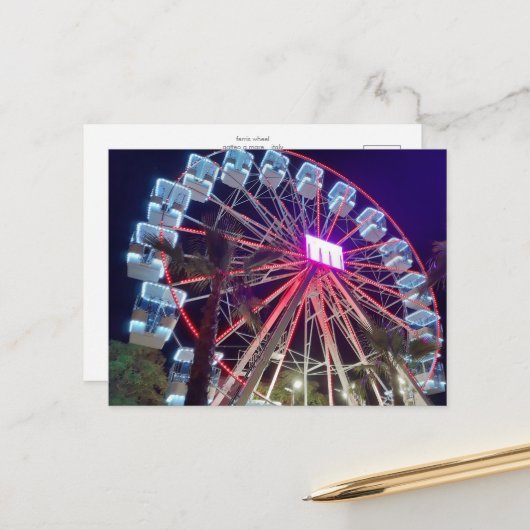 フェリス_のフェリー付きハガキ ポストカード (正面/裏面インサイチュ)