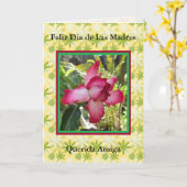 フェリス・ディア・デ・ラス・マドレス・ケリダ・アミガ721 カード (黄色い花)