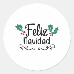 フェリス・ナビダッド・メリークリスマス ラウンドシール