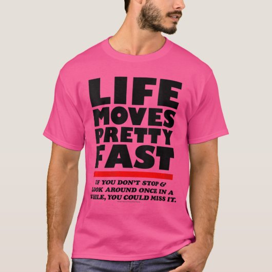 フェリス・ビューラーの休日 人生は素早く過ぎる 映画 レディース Tシャツ (正面)