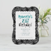 フェリス ムエルトス ブラック＆グレー スイート スカル 招待状 (スタンド正面)