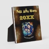 フェリズアーニョヌエボ書エレガント道台本の写真 フォトプラーク (正面)