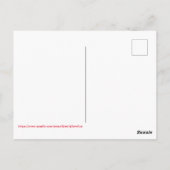 フェリズクンプレニョススペインのハッピーバースデーワードクラウド ポストカード (裏面)