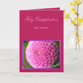 フェリズクンプレニョスミアモールダリアローザ カード (黄色い花)