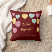 フェリズディアデサンヴァレンティンテアモパパピトスペインの クッション (ブランケット)