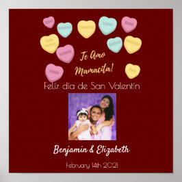 フェリズディアデサンヴァレンティンレッドテアモママチータ ポスター