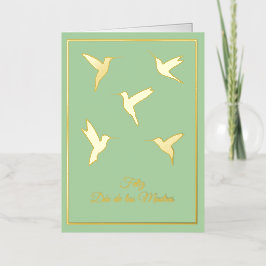 フェリズディアデラスマドレスカード 箔グリーティングカード