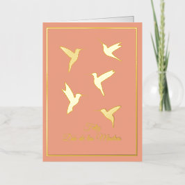 フェリズディアデラスマドレスカード 箔グリーティングカード