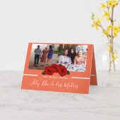 フェリズディアデラスマドレスバラピーチコーラル カード (黄色い花)