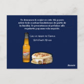 フェリズディアデルパドレパラエルコメロンドゥプサス ポストカード (裏面)