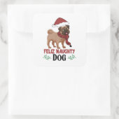 フェリズドッグいけなクリスマス スクエアシール (バッグ)