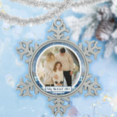 フェリズナスペインのヴィダエレガンテアズールホリデイ スノーフレークピューターオーナメント