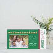 フェリズナスペインのヴィダホリデーフォトカード(緑) シーズンカード (スタンド正面)