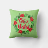 フェリズナタルポルトガル人メリークリスマス クッション (裏面)