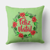 フェリズナタルポルトガル人メリークリスマス クッション (裏面)