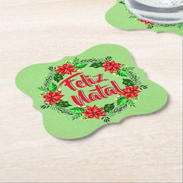 フェリズナタルポルトガル人メリークリスマス ペーパーコースター