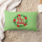 フェリズナタルポルトガル人メリークリスマス ランバークッション (ブランケット)