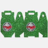 フェリズナタールグリーンシルバーレッドフェイスボックス フェイバーボックス (見開き)